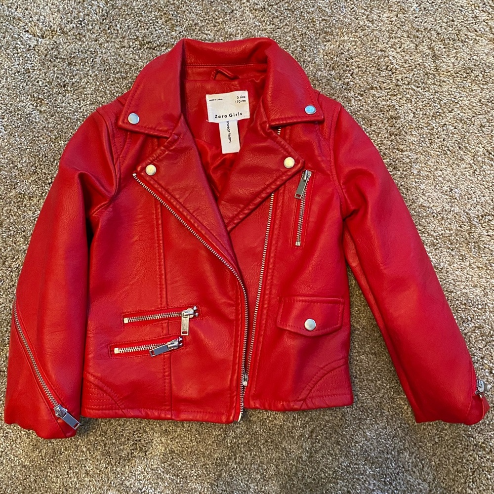 Red Moto Jackets